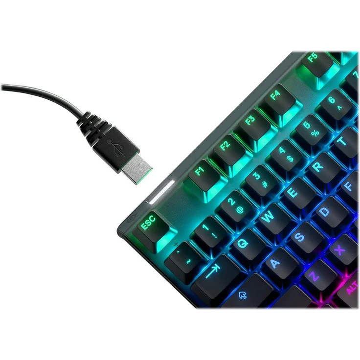 SteelSeries Apex Pro TKL Mechanische Gaming-Tastatur mit anpassbarer Betätigung OLED Smart Display Deutsches QWERTZ - Kompakt -Layout – Bild 7