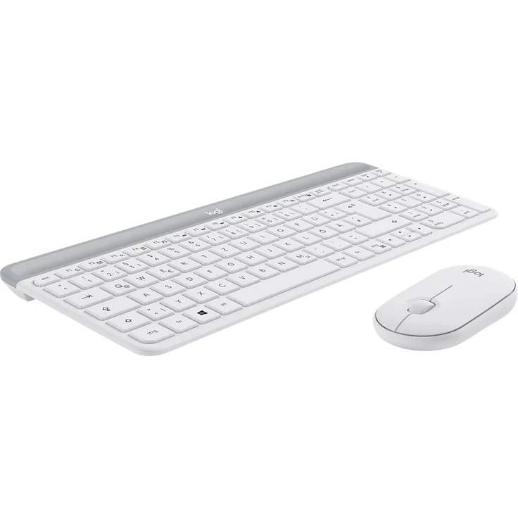 Logitech Slim Wireless Combo MK470 - Tastatur-und-Maus-Set - kabellos - 2.4 GHz - QWERTZ - Deutsch - Off-White (920-009189) – Bild 10