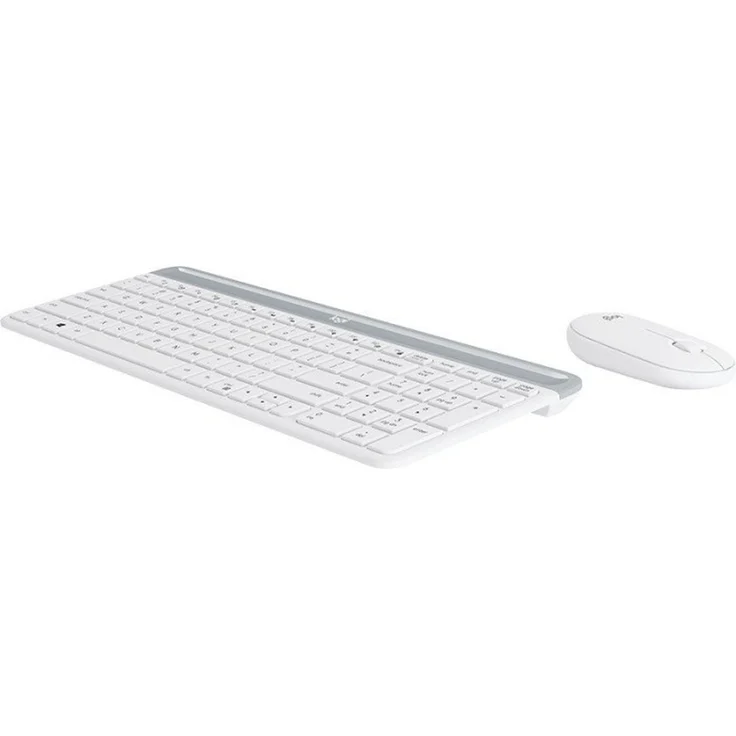 Logitech Slim Wireless Combo MK470 - Tastatur-und-Maus-Set - kabellos - 2.4 GHz - QWERTZ - Deutsch - Off-White (920-009189) – Bild 8