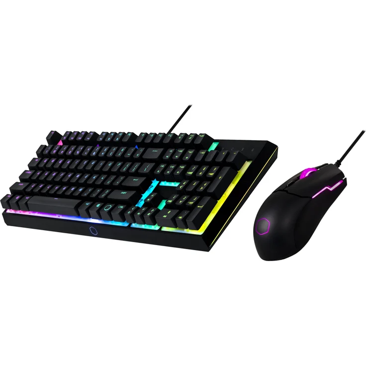 Cooler Master MS Series MS110 - Tastatur-und-Maus-Set - backlit - USB - Deutsch QWERTZ - Mem-chanical - Schwarz (MS-110-KKMF1-DE) – Bild 5