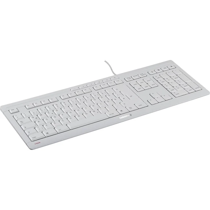 CHERRY STREAM JK-8500 - Tastatur - USB - Deutsch QWERTZ - CHERRY SX - White Gray (JK-8500DE-0) – Bild 2