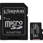 Kingston Canvas Select Plus microSD Speicherkarte, SDCS2-512GB Class 10 (inkl. SD Adapter)