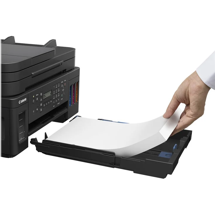 Canon PIXMA G7050 (4-in-1) Multifunktionsdrucker - (Tintenstrahl) Farbe, Druckgeschwindigkeit: 13 s/w, 6,8 Farbe, Auflösung: 4800 x 1200, USB, LAN, WLAN, Mobile Print (3114C006) – Bild 14