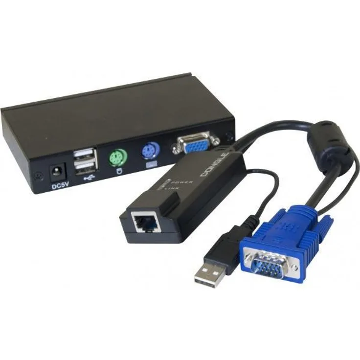 KVM-Verlängerung VGA und USB bis 100 Meter (050009)