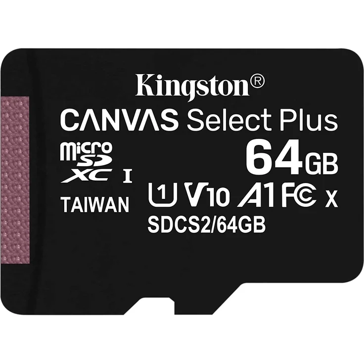Kingston Canvas Select Plus microSD Speicherkarte, SDCS2-64GBSP Class 10 – Bild 1