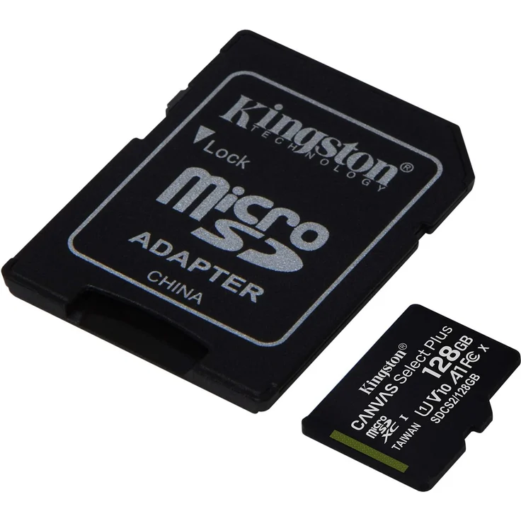 Kingston Canvas Select Plus microSD Speicherkarte, SDCS2-128GB Class 10 (inkl. SD Adapter) – Bild 2