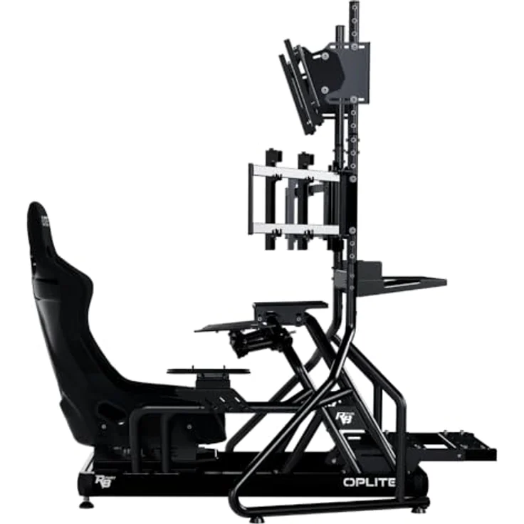 OPLite Monitor-Halterung R8, Ergonomischer Single Monitor Stand aus stabilem Stahl, schwarz – Bild 6