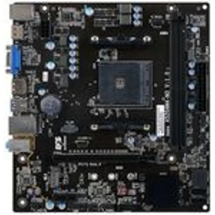 Elitegroup ECS A520AM4-M3 V1.1 AMD mATX Mainboard, Dual-Channel DDR4, PCIe 3.0, M.2-Schnittstelle, schwarz