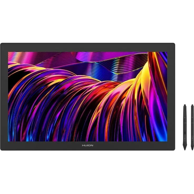 Huion Kamvas Pro 27, Grafiktablett mit 27" Display, 5080 lpi, Schwarz, PenTech 4.0 Technologie und Canvas Glass
