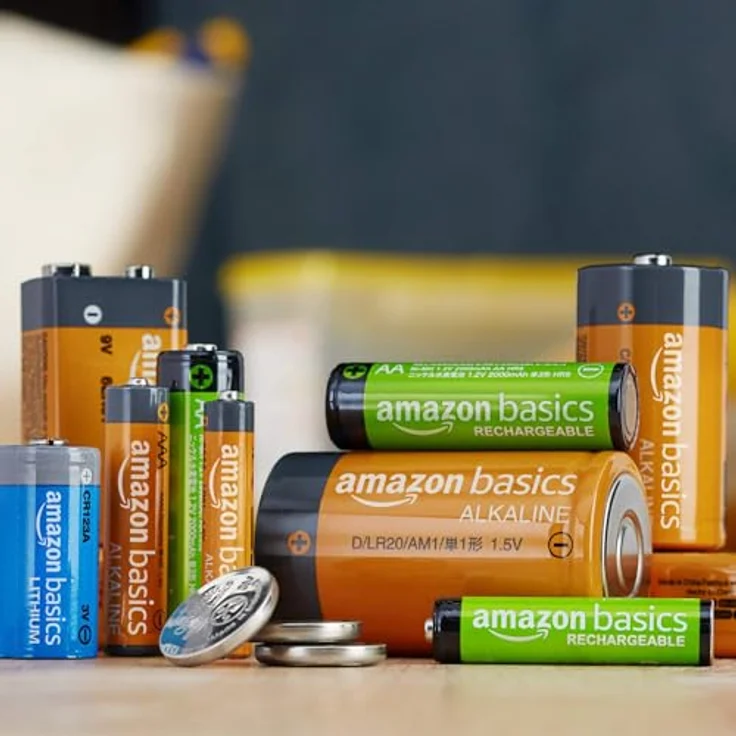 AmazonBasics AA-Batterien, wiederaufladbar, vorgeladen, 4 Stück (Aussehen kann variieren) – Bild 5