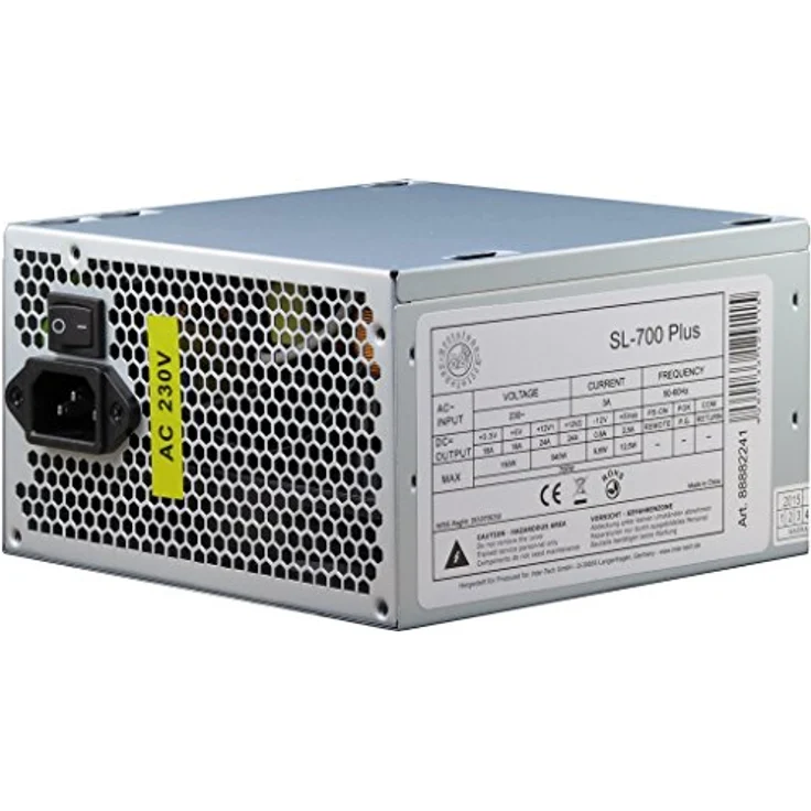Inter-Tech PSU SL-700 Plus ATX, Netzteil mit 700 Watt, effiziente Stromversorgung – Bild 2
