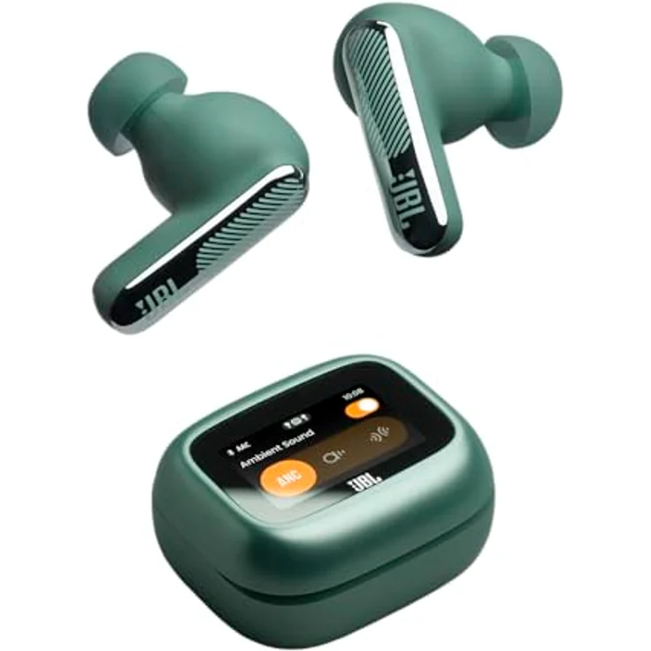 JBL Live Beam 4, Kabellose Noise-Cancelling-Ohrhörer mit Hi-Res Audio, 48 Std. Akkulaufzeit, IP55 wasserdicht, Grün – Bild 2
