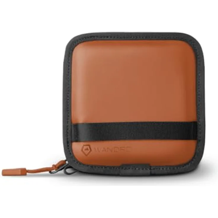 WANDRD Objektivfilterhülle, Schutz für 4 Filter, wetterbeständiges Design, schwarz/Sedona Orange – Bild 1