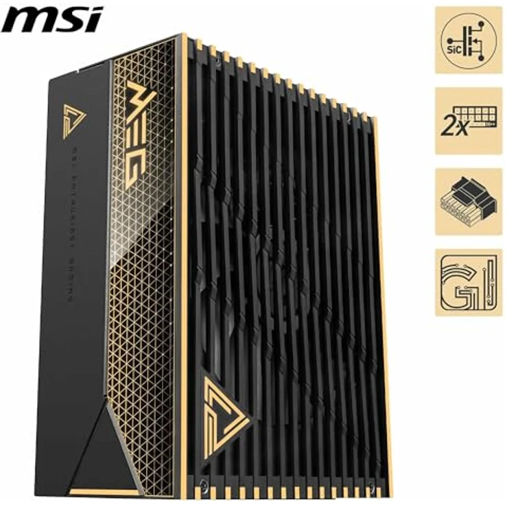 MSI MEG Ai1600T, 1600 W PC Netzteil mit innovativer Gaming-Technologie, Schwarz – Bild 2