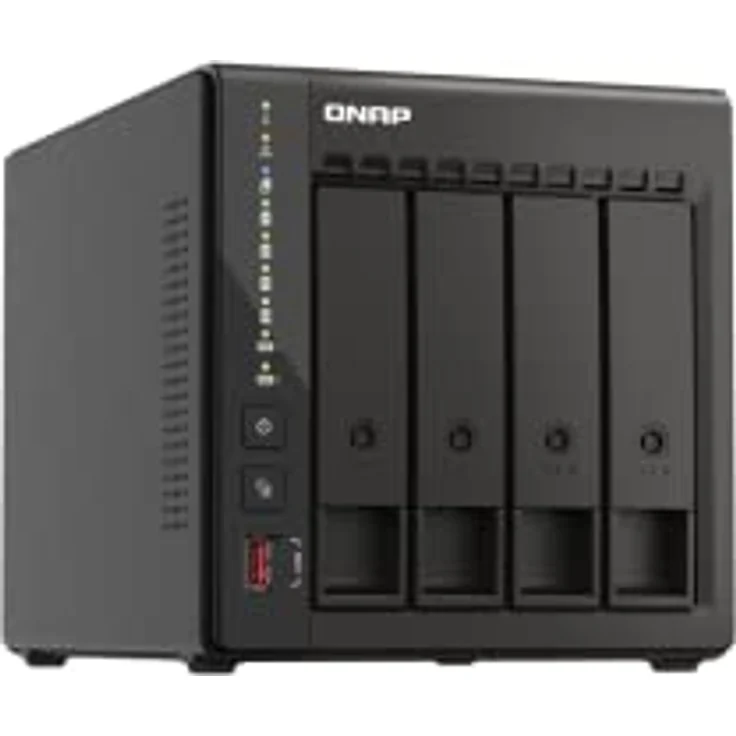 QNAP TS-453E, NAS-Server mit 8 GB RAM, Duale 2,5-GbE-Ports und Dual HDMI-Ausgang, erweiterbar – Bild 5