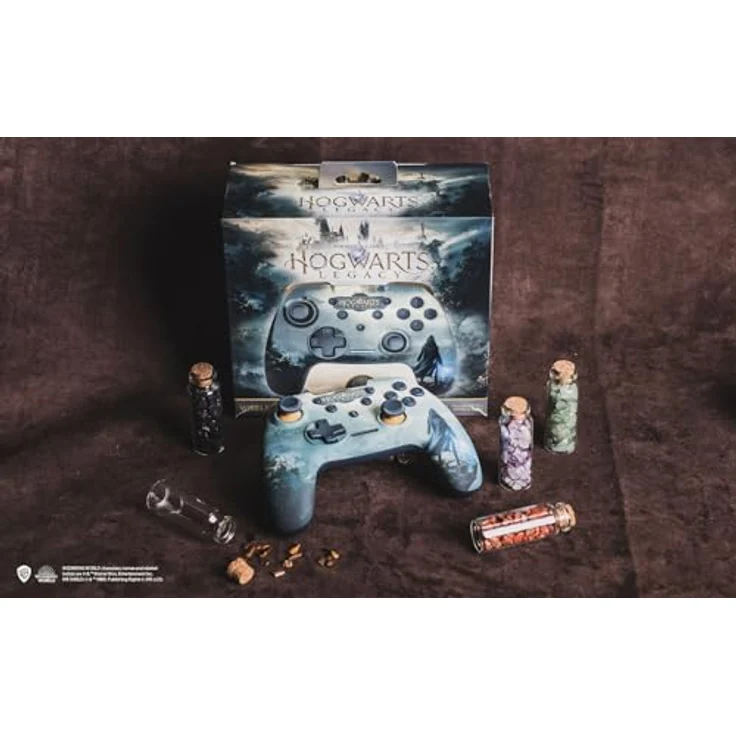 Freaks and Geeks Harry Potter Hogwarts Legacy Landscape, Kabelloser Nintendo Switch Controller mit 4 ergonomischen Trigger-Tasten, 600mAh Akku für 6-8 Stunden Spielzeit – Bild 5