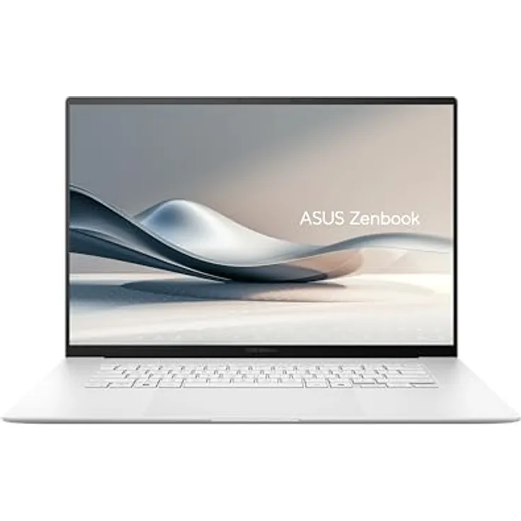 ASUS Zenbook S 16 UM5606WA-RK024W | 16" WQXGA OLED Display | AMD Ryzen AI 9 365 | AMD Radeon | 24GB RAM | 1TB SSD | Windows 11 | Scandinavian White, Allround-Laptop mit ultrascharfem OLED Display und erstklassiger Performance