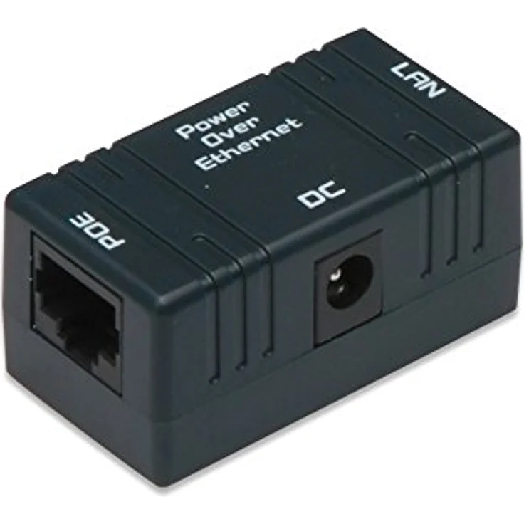 DIGITUS passiver PoE-Injektor - Fast Ethernet - DC-Buchse für 5.5mm Stromstecker - Ohne Stecker-Netzteil, 1 Stück – Bild 2
