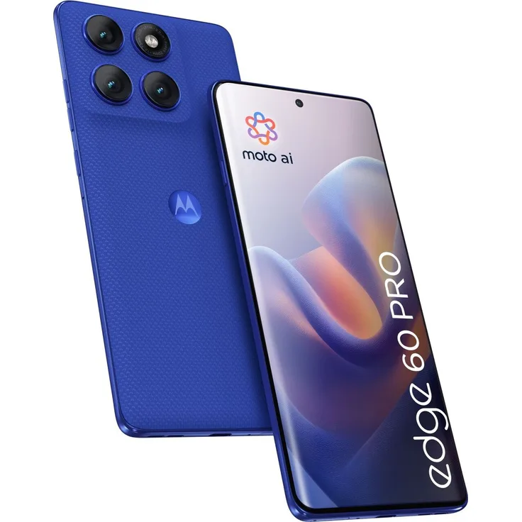 Motorola Solutions Motorola Edge 60 Pro, Smartphone mit 12 GB RAM, 512 GB Speicher und 6,67" Super-HD-Display in Dazzling Mlyna