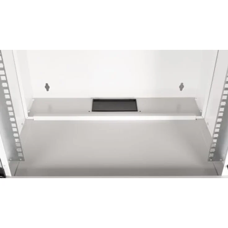 Equip Wandgehäuse 19" 07U 540x400mm grau, Netzwerkschrank mit Fronttür aus gehärtetem Glas – Bild 5