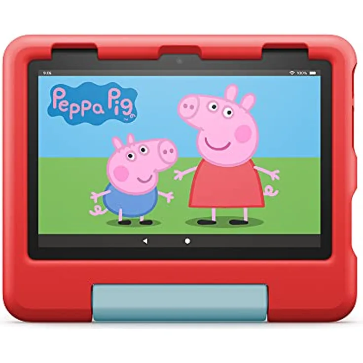 Amazon Fire HD 8 Kids (2022) inkl. Hülle (8", 32 GB, Red), Tablet, Rot
