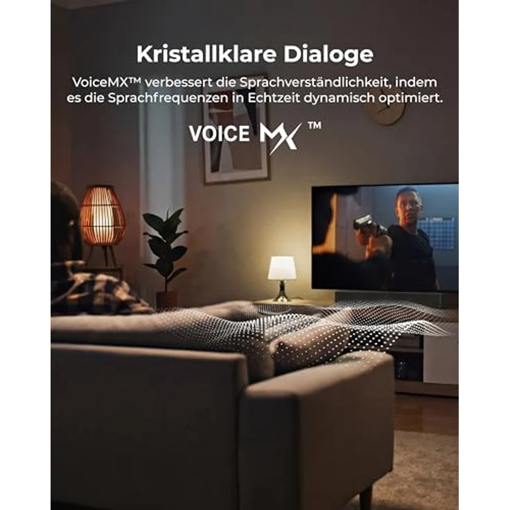 ULTIMEA Soundbar mit kabellosem Subwoofer, 240 W Spitzenleistung, Bluetooth® 6.0 und VoiceMX-Technologie – Bild 4