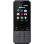 Nokia 6300 4G, Smartphone mit 2,4" Display, 0,3 MP Kamera und Snapdragon 210, Charcoal