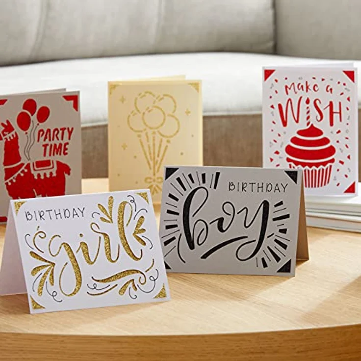 Cricut Joy Einlegekarten Princess, 10,7x13,9cm, 12 Stück in Tulpe, Hellblau, Hellgrün, Lavendel, inkl. Holographischen Einlagen und weißen Umschlägen – Bild 5