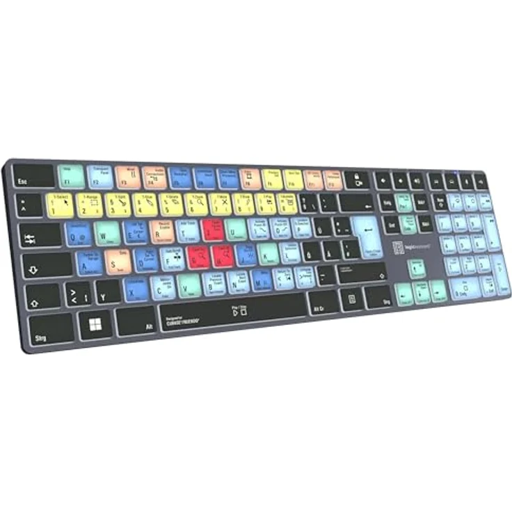 LogicKeyboard Steinberg Cubase/Nuendo Titan DE Win, professionelle Tastatur für Musikproduzenten – Bild 2