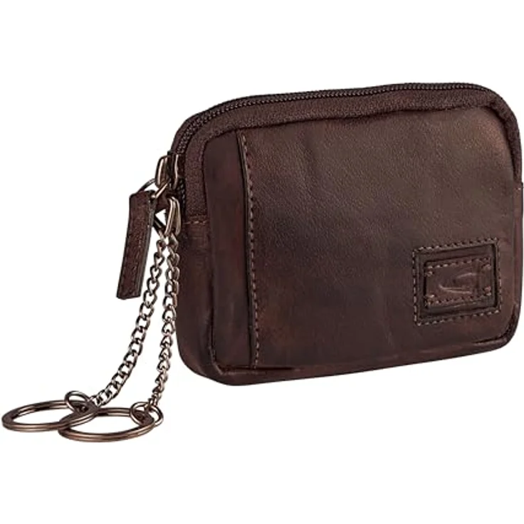 camel active Dust Herren Schlüsseletui Schlüsseltasche Leder Mittelgroß Braun – Bild 3