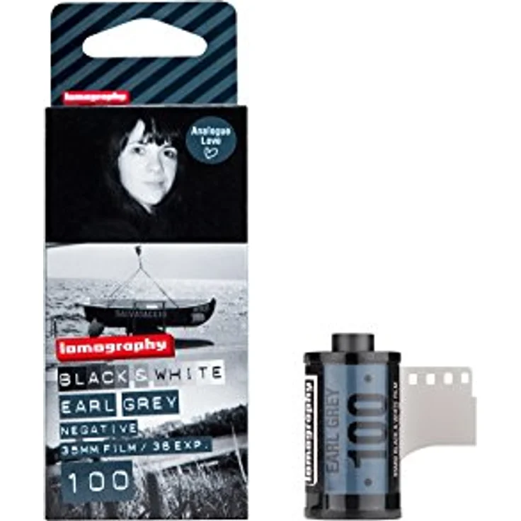 Lomography Earl Grey B&W 100 ISO 35mm 3 Pack Schwarzweißfilm, 3 x 36 Aufnahmen, ISO 100 – Bild 2