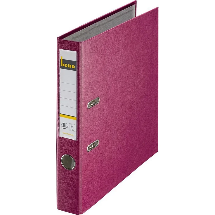 bene Aktenordner bene No.1 Power Ordner brombeer Kunststoff 5,2 cm DIN A4, schmutz- und feuchtigkeitsabweisend – Bild 1