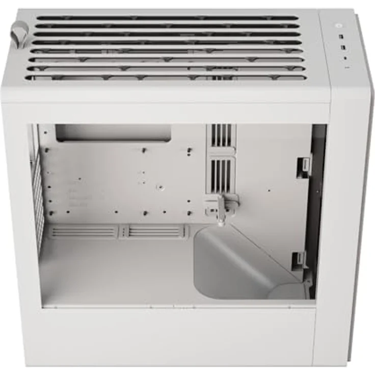 HAVN BF 360, Midi-Tower PC-Gehäuse für E-ATX mit Tempered Glass, weiß, optimierte Luftstromführung, kompatibel mit 360 mm Radiator – Bild 4