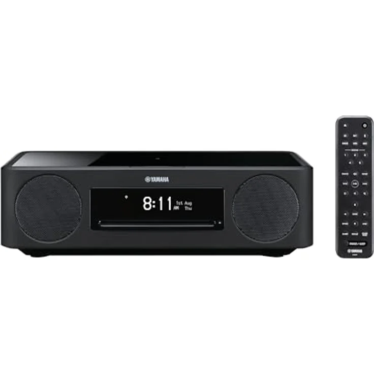 Yamaha MusicCast 200 - schwarz - All-in-One-Audiosystem - Alexa Sprachsteuerung - QI-Ladefläche für kabelloses Smartphone-Laden - Von Streaming-Diensten bis hin zu CDs – Bild 2