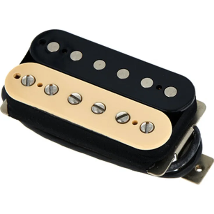 Seymour Duncan SH-1B4C Zebra, Humbucker Tonabnehmer im `59 P.A.F. Stil, Steg Position, warmer Klang, Schwarz/Weiß