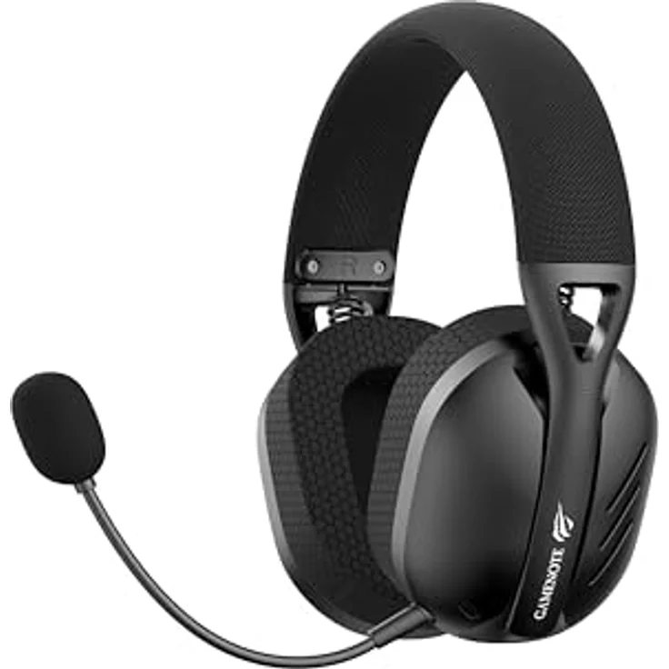 Havit Fuxi H3 2.4G Gaming Headset, Kabelgebunden & Kabellos, 40mm Lautsprecher, bis zu 26 Stunden Akkulaufzeit, Schwarz – Bild 4
