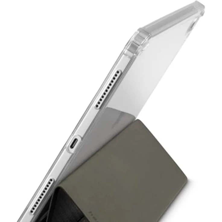 Hama Tablet-Hülle Extreme Protect für Apple iPad 11“ 2025/iPad 10.9" 2022, kratzfest, stoßfester Schutzrahmen, Tablet-Ständer, inkl. Stifthalter, durchsichtig/schwarz – Bild 5