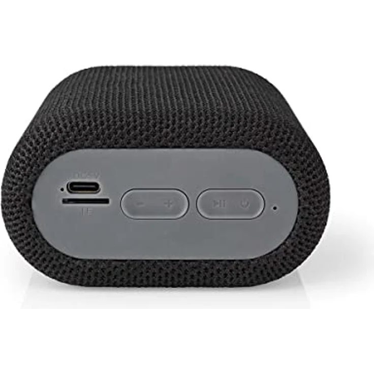 NEDIS Bluetooth®-Lautsprecher | max. Batteriespielzeit: 7 hrs | Handgerät | 7 W | Mono | Eingebautes Mikro | Verknüpfbar | Schwarz – Bild 2