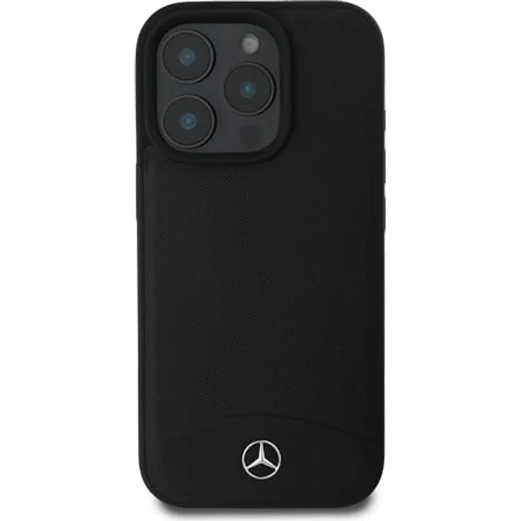 Mercedes-Benz CG Handyhülle für iPhone 16 pro Max, langlebig, stoßfest, Magsafe-kompatibel, strukturiertes Leder, Schwarz – Bild 3