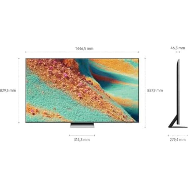 Samsung Neo QLED 4K GQ65QN85FAU, 65 Zoll (163 cm) Mini LED UHD Fernseher mit NQ4 AI Gen2 Prozessor, Quantum Matrix Plus, Neo Quantum HDR+, Dolby Atmos, Smart TV (2025) – Bild 4