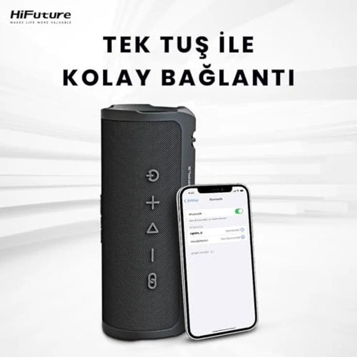 HiFuture Speaker Ripple Bluetooth (black) (6 h), Bluetooth Lautsprecher, Schwarz – Bild 9