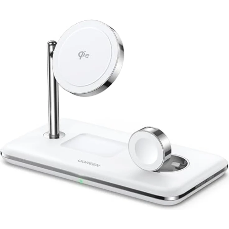 Ugreen Wireless Charger 3in1 (25 W), Ladestation für MacBook, iPhone und mehr, Weiss – Bild 12