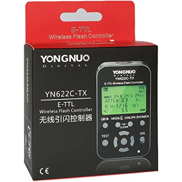 Yongnuo YN-622C-TX E-TTL Funkauslöser für Canon 500D 550D 600D 650D 700D 1000D 1100D 50D 60D 70D 1D 1D2 1D3 1D4 1Ds 1Ds2 1Ds3 1DX 1DC 5D 5D2 5D3 6D 7D Blitzgerät: Canon 580EX 580EXII 600EX, YongNuo 565EX 565EXII 568EX 568EXII – Bild 10