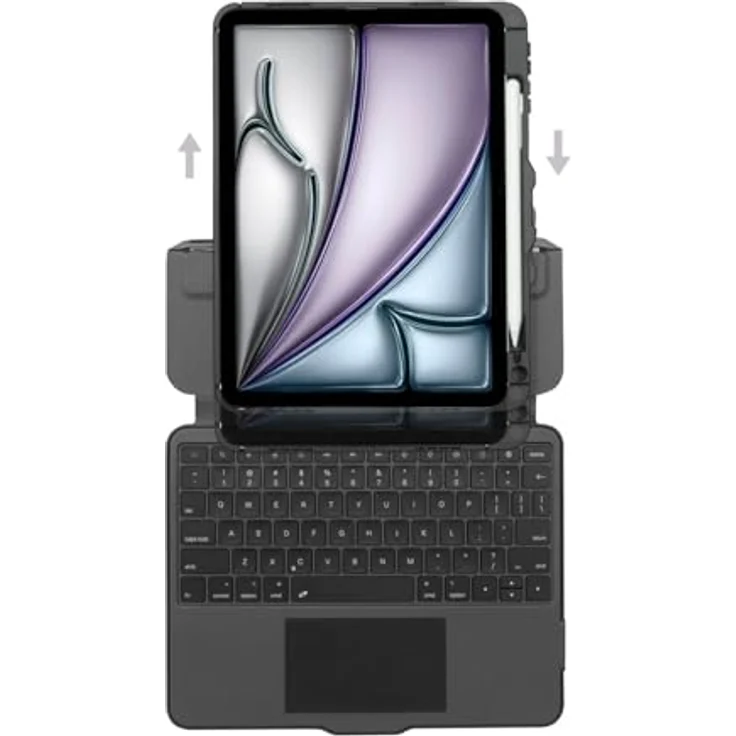Targus VersaVu Bluetooth-Tastaturgehäuse für iPad Air 11 Zoll, QWERTY-Layout, Multi-Touch-Trackpad, Schwarz – Bild 8