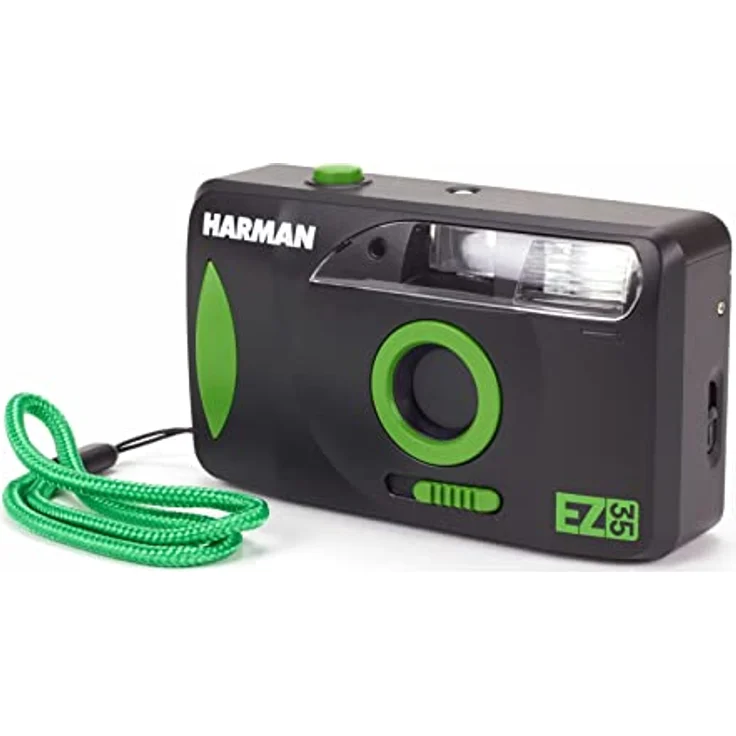 Ilford Harman Wiederverwendbare motorisierte Kamera mit Blitz und HP5+ 35 mm 36 Belichtungsfolie – Bild 2