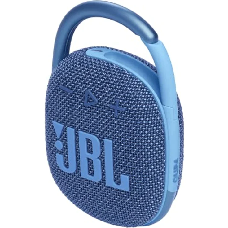 JBL Clip 4 Eco Bluetooth Lautsprecher aus recyceltem Material in Blau – Wasserdichte, tragbare Musikbox mit praktischem Karabiner – Bis zu 10 Stunden kabelloses Musik Streaming – Bild 2