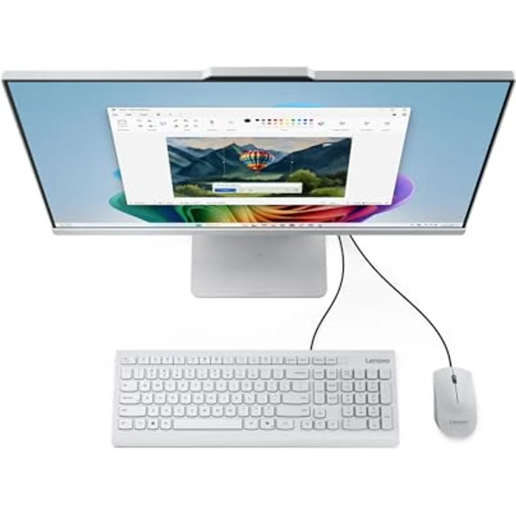 Lenovo IdeaCentre AIO 27AKP10, All-in-One-PC mit 27 Zoll IPS-Display, AMD Ryzen™ Prozessor, 16 GB RAM, 1000 GB SSD, Radeon 740M, grau – Bild 10