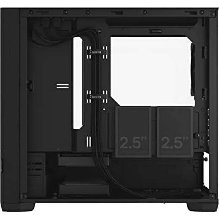 Fractal Design Pop Mini Silent Black TG Clear Tint, Glasfenster, schallgedämmt – Bild 6