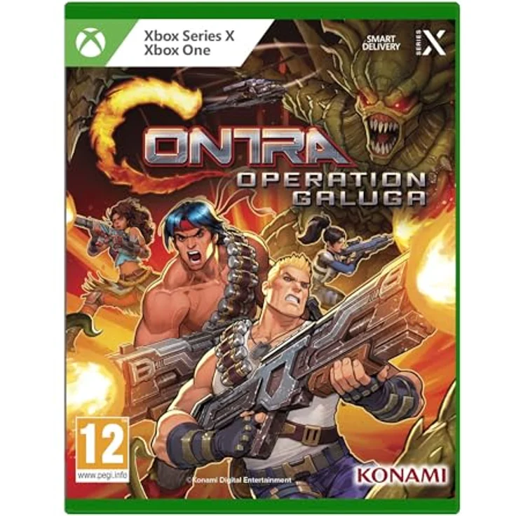 KONAMI Contra: Operation Galuga - Xbox (englische Version) - Actiongeladenes Run 'n' Gun Gameplay, Mehrspielermodus, explosive Level, neue Waffen mit verbesserten Eigenschaften – Bild 1