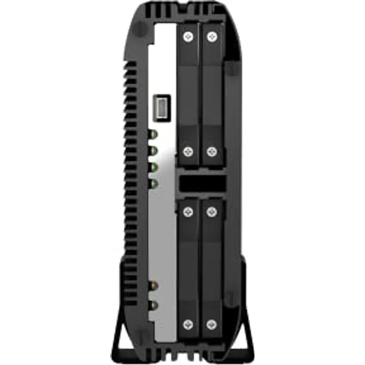 Qnap TS-410E NAS Tower Eingebauter Ethernet-Anschluss Schwarz J6412, TS-410E-8G – Bild 2